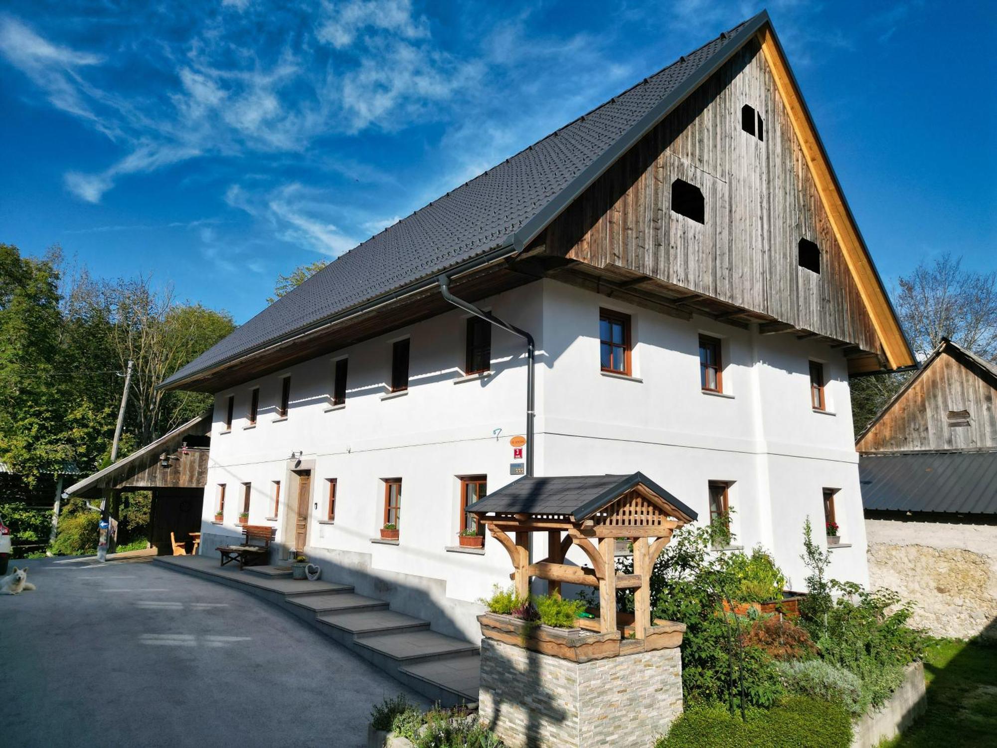 Apartmaji Tina Zgornje Gorje Esterno foto